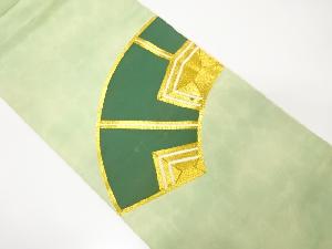 アンティーク　地紙模様刺繍袋帯(材料)